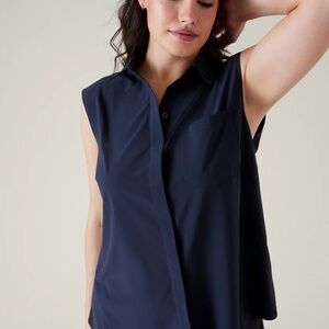Athleta Everlasting Tank Navy Size 2X